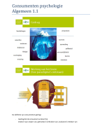 Consumenten psychologie samenvatting