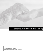 Palliatieve en terminale zorg 