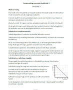 Samenvatting Economie hoofdstuk 3 - Markt