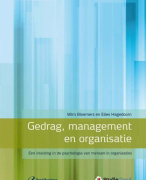 Samenvatting Een inleiding in de psychologie van mensen in organisaties