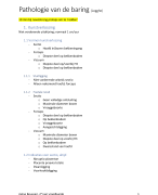 Samenvatting pathologie van de baring (Logghe) 