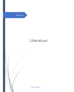 Volledige Samenvatting Literatuur met inhoudstabel