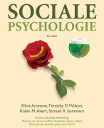 Samenvatting sociale psychologie hoorcollege 10