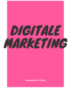 Samenvatting Digitale Marketing