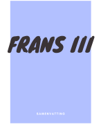 Samenvatting - Frans III