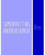 Aardrijkskunde samenvatting examencommissie 3ASO vakfiche 2020