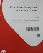 HRM en Talentmanagement - in a business context