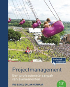 Samenvatting projectmanagement: een professionele aanpak van evenementen