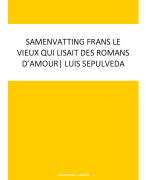 Samenvatting: Frans Le Vieux Qui Lisait Des Romans d'Amour | Luis Sepulveda