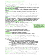 samenvatting biologie (nectar) hoofdstuk 8. Ecosysteem en evenwicht