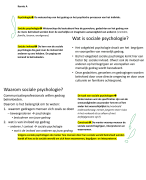 H1 Kennis A Sociale psychologie  C&C 