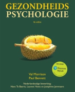 gezondheidspsychologie samenvatting 4e druk