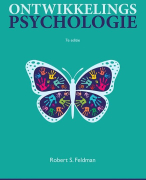Samenvatting 'ontwikkelingspsychologie' van Robert S. Feldman