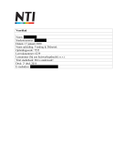 NTI HBO HRM Paper Organisatie & Management