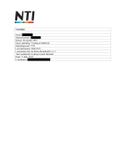 NTI Beroepsopdracht Diëtistisch Handelen 