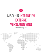 MO H.5 Interne en externe verslaggeving, de naamloze vennootschap 