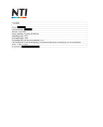 NTI HBO HRM Paper Organisatie & Management