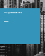 Privaatrecht Vastgoed samenvatting