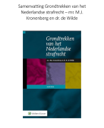 Literatuursamenvatting Strafprocesrecht I Radboud Universiteit Nijmegen