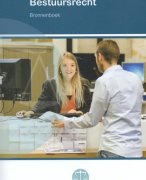 MBO Bestuursrecht H1,2,3,4,5,6,7,9,10,11 en bijzondere wetten