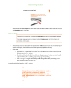 Samenvatting interpreting studies Esli Struys 2019