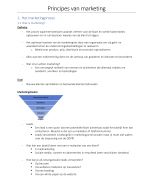 Samenvatting marketing Vives Brugge - global business management