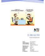 NTI Tentamenopdracht E-health