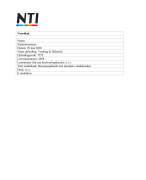 NTI HBO HRM Portfolio Opdracht 2.2 Duurzame Inzetbaarheid