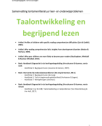  Samenvatting tentamenliteratuur leer- en onderwijsproblemen, onderwerp taalontwikkeling en begrijpe