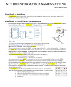 NLT module Medicijnen van molecuul tot mens samenvatting