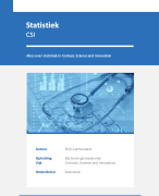 Statistiek samenvatting