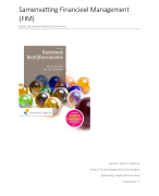 Samenvatting Financieel management - FIM - Basisboek Bedrijfseconomie