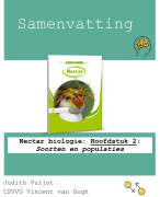 Samenvatting: Nectar biologie: Hoofdstuk 7; Erfelijkheid (VWO 4)