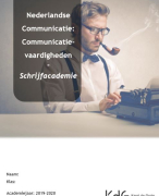 Portfolio Nederlandse Communicatie Schrijfacademie EPM1