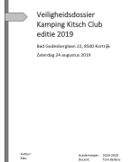 Veiligheid/Crisismanagement - Opdracht Veiligheidsdossier EPM1