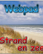 Antwoordblad webpad strand en zee