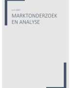 Samenvatting marktonderzoek - Vives Brugge - global business management