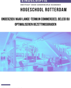Geslaagde scriptie commerciele economie bezettingsgraad verhogen