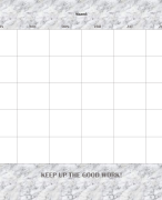 maandplanner kleur marble