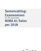 Samenvatting Basisboek Sales (jaar 2020)