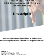 Voorbeeld scriptie zelfredzaamheid