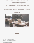 NCOI module projectmanagement voorbeeld geslaagd (eindcijfer 9 + FB)