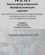Samenvatting NCOI bedrijfseconomische aspecten examen