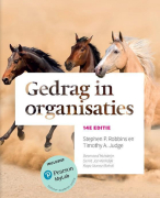 Samenvatting Gedrag in Organisaties - Inleiding in de arbeids- en organisatiepsychologie