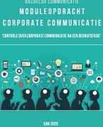 NCOI moduleopdracht corporate communicatie bedrijfsfusie geslaagd
