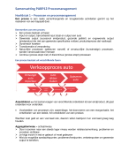 Samenvatting Procesmanagement H1 - H4
