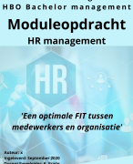 NCOI moduleopdracht HR Management geslaagd plaatsbepaling strategisch HRM