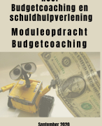 NCOI moduleopdracht budgetcoach en schuldhulpverlening voorbeeld geslaagd