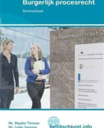 Burgerlijk Procesrecht examenmatrijs