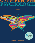 Ontwikkelingspsychologie 8e editie - Robert S. Feldman
